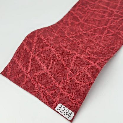 ゾウ革【33×11cm/0.7mm】レッド/マット/Sランク/z3284