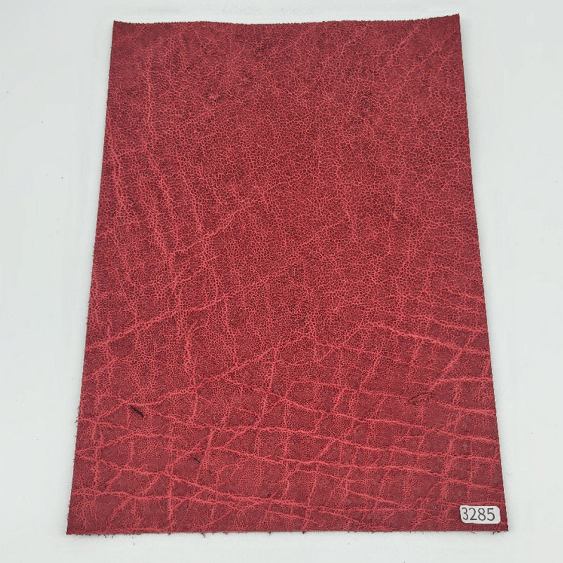 ゾウ革【A4/2.0mm】レッド/マット/Cランク/z3285
