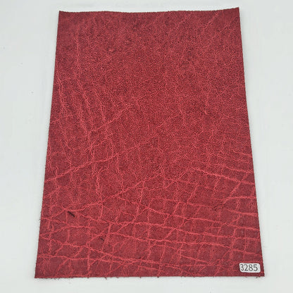 ゾウ革【A4/2.0mm】レッド/マット/Cランク/z3285