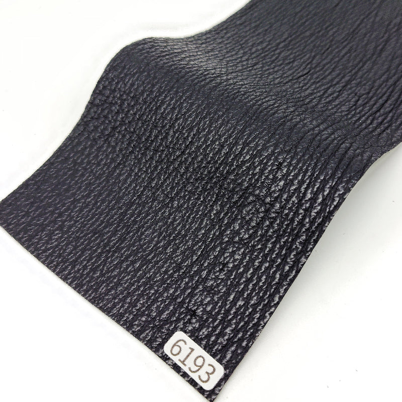サメ革【33×11cm/0.7mm】ブラック/ツヤ弱/Sランク/s6193