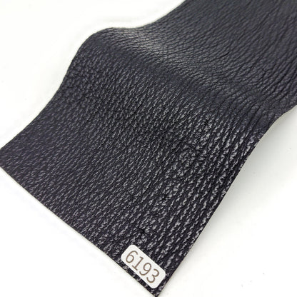 サメ革【33×11cm/0.7mm】ブラック/ツヤ弱/Sランク/s6193