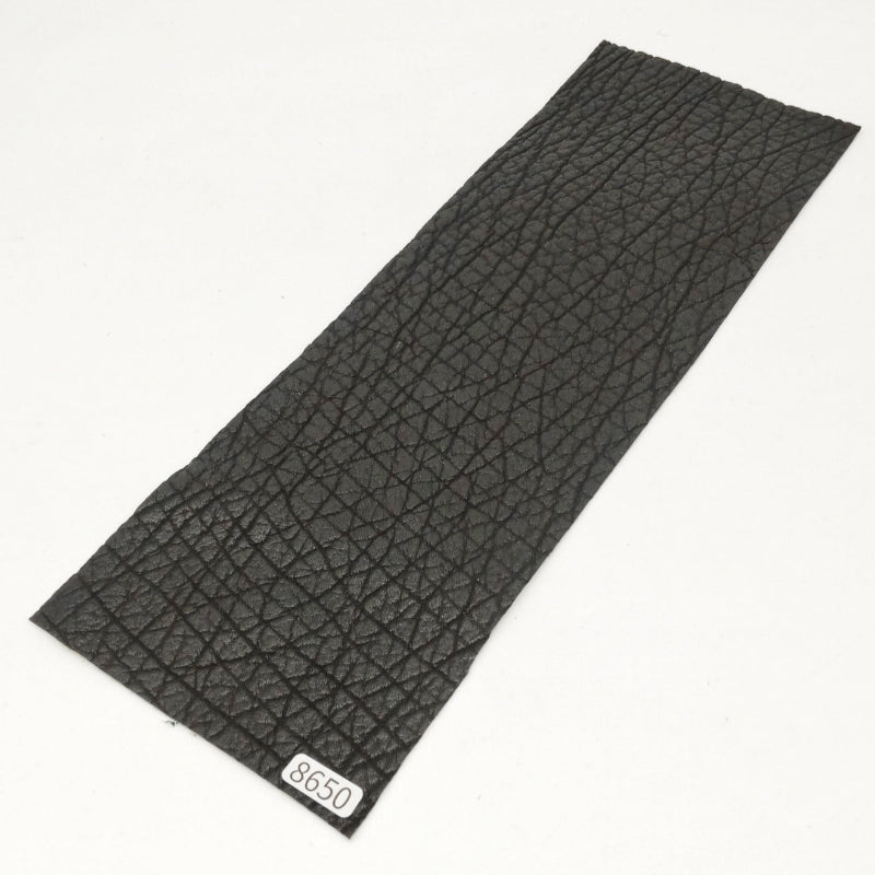 サメ革【31×10.5cm/0.8mm】ブラック/ツヤ弱/Sランク/s8650