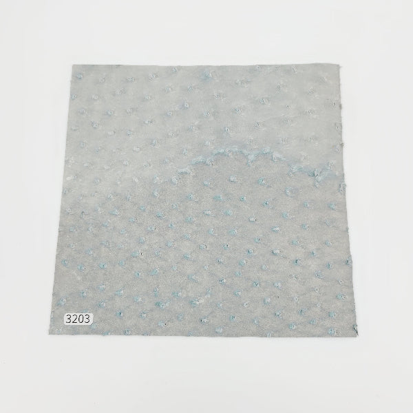 オーストリッチ革【21×21cm/0.8mm】ベビーブルー/特Aランク/d3203