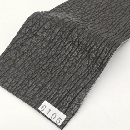 サメ革【8×21cm/1.5mm】ブラック/マット/Sランク/s6105