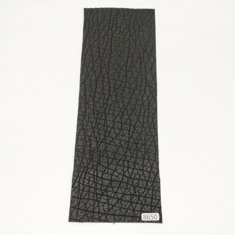 サメ革【31×10.5cm/0.8mm】ブラック/ツヤ弱/Sランク/s8650