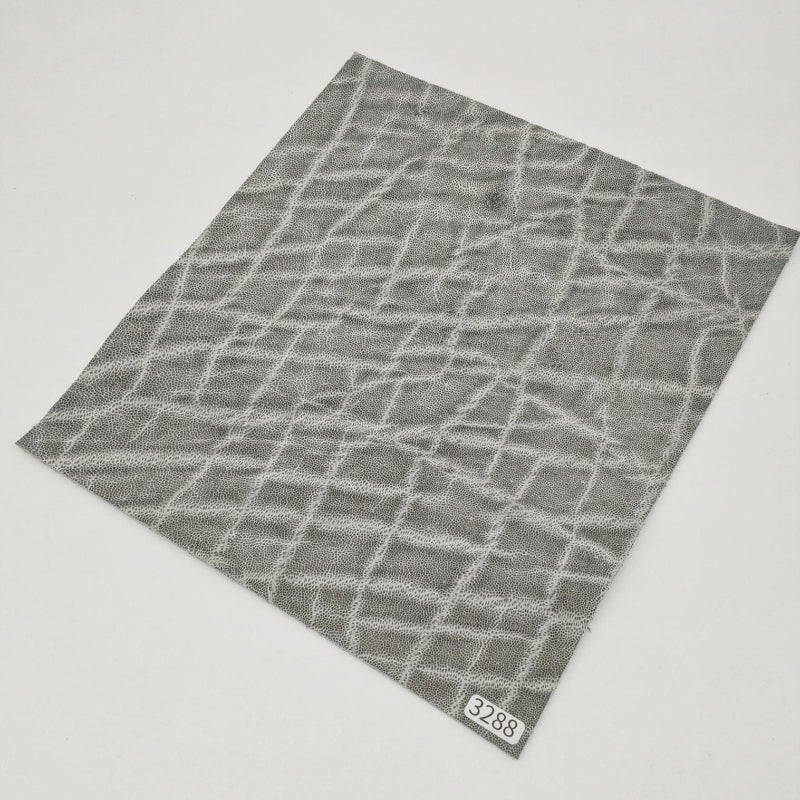 ゾウ革【24×22cm/2.0mm】グレー/マット/Sランク/z3288