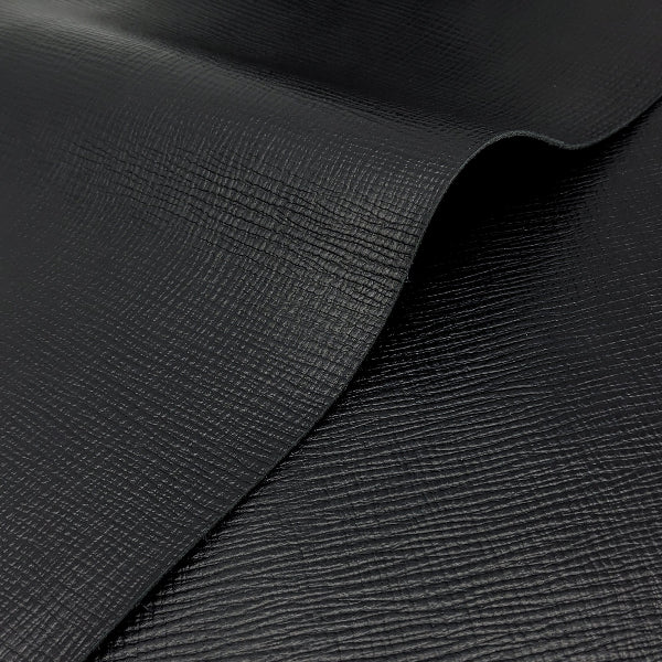 牛革【大ハギレ1枚20デシ/1.7mm】ブラック/gt-252