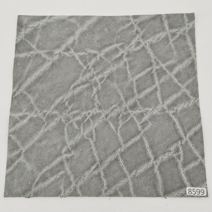 ゾウ革【21×21cm/2.0mm】グレー/マット/Sランク/z8599