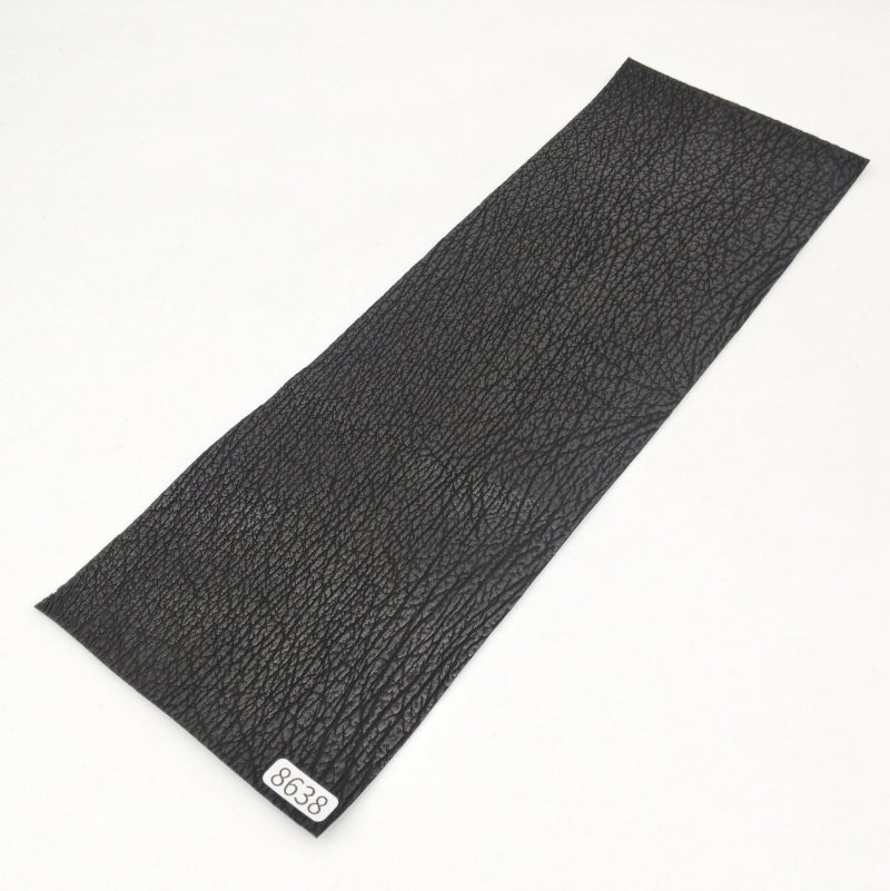 サメ革【31×10.5cm/0.7mm】ブラック/ツヤ弱/Sランク/s8638