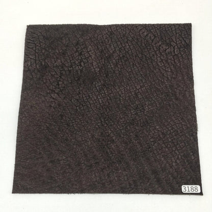 カバ革【21×21cm/3.1mm】濃茶/マット/Sランク/k3188