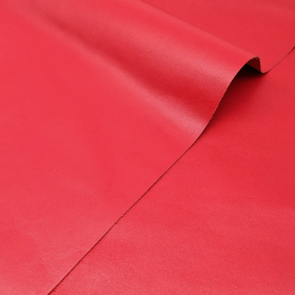 牛革【大ハギレ1枚20デシ/0.8mm】ターキーレッド/gt-266