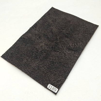 カバ革【A5/2.9mm】濃茶/マット/Sランク/k3189