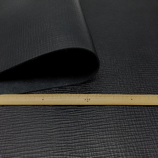 牛革【大ハギレ1枚20デシ/1.7mm】ブラック/gt-252