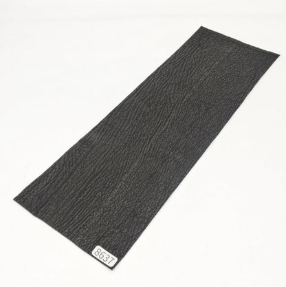 サメ革【31×10.5cm/0.7mm】ブラック/ツヤ弱/Aランク/s8637