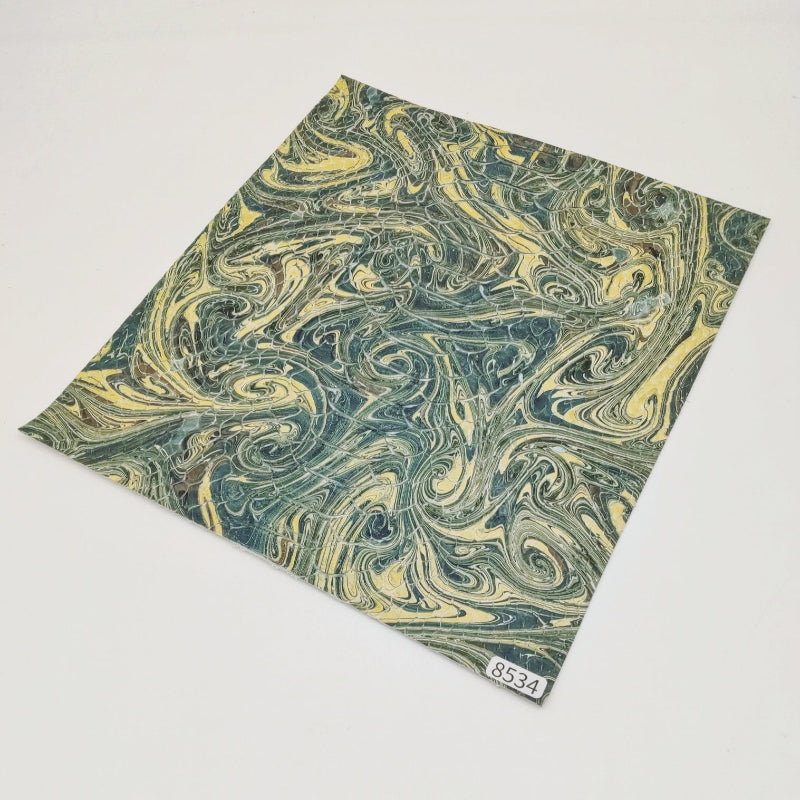 ヘビ革/Dパイソン【24×22cm/0.6mm】京都墨流し染/Sランク/h8534