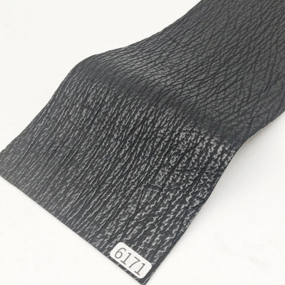 サメ革【33×11cm/0.7mm】ブラック/ツヤ弱/Sランク/s6171