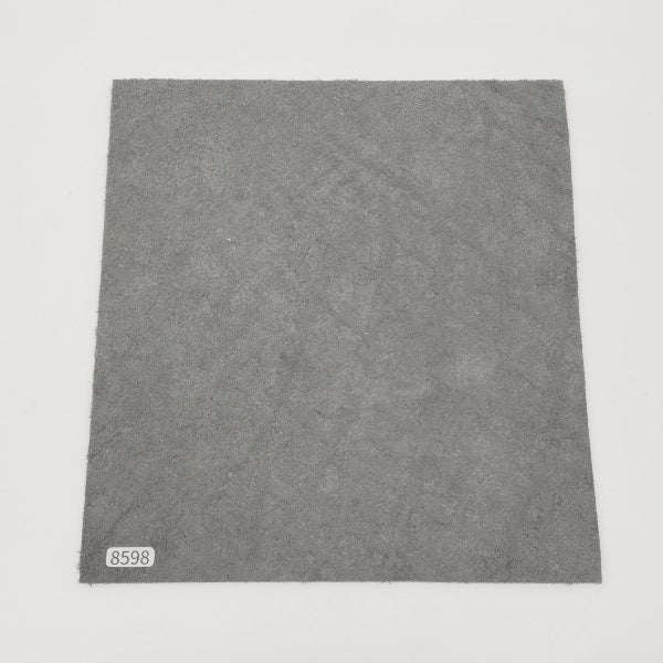 ゾウ革【24×22cm/2.0mm】グレー/マット/Sランク/z8598