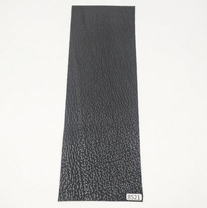 サメ革【33×11cm/0.7mm】ブラック/ツヤ弱/Sランク/s8521