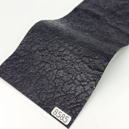 ゾウ革【31×10.5cm/0.7mm】ブラック/ツヤ有/Sランク/z8585