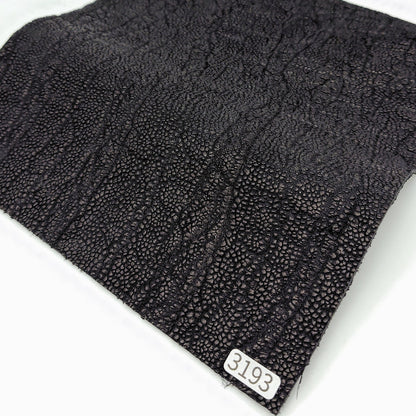 ゾウ革【21×21cm/2.3mm】ブラック/ツヤ弱/Sランク/z3193