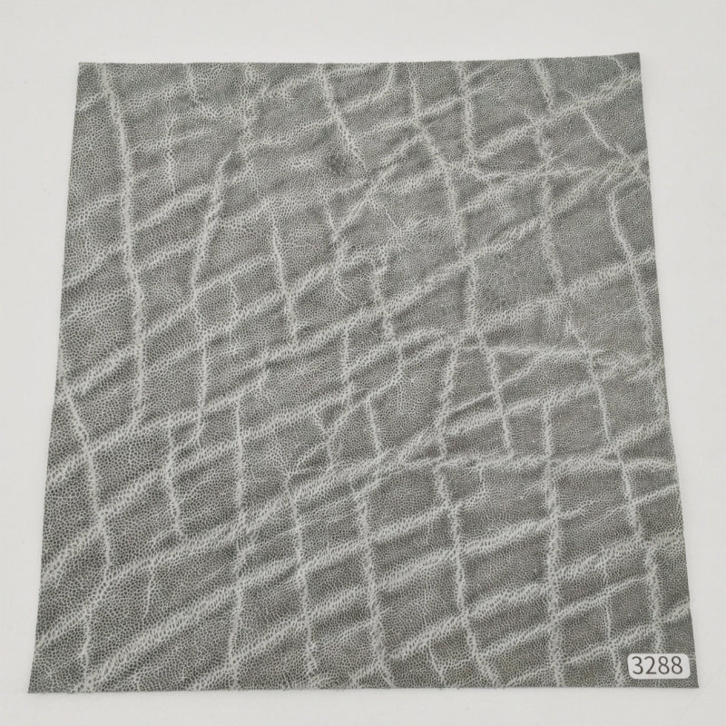 ゾウ革【24×22cm/2.0mm】グレー/マット/Sランク/z3288