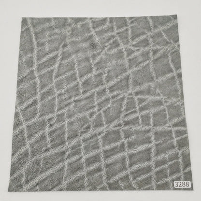 ゾウ革【24×22cm/2.0mm】グレー/マット/Sランク/z3288