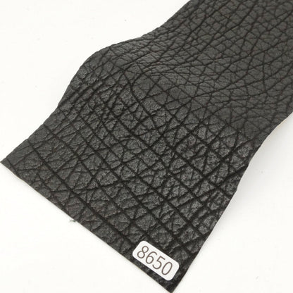 サメ革【31×10.5cm/0.8mm】ブラック/ツヤ弱/Sランク/s8650