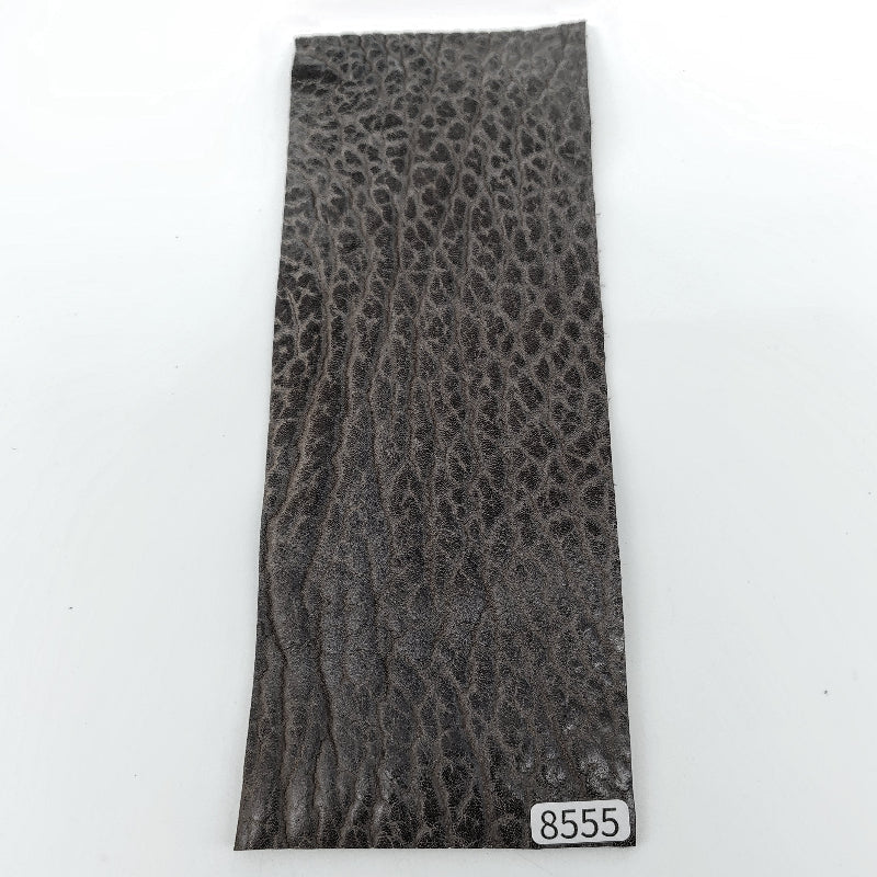 アザラシ革【8×21cm/2.9mm】グレー/ツヤ中/Aランク/a8555