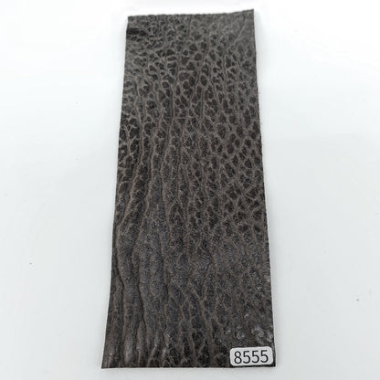 アザラシ革【8×21cm/2.9mm】グレー/ツヤ中/Aランク/a8555