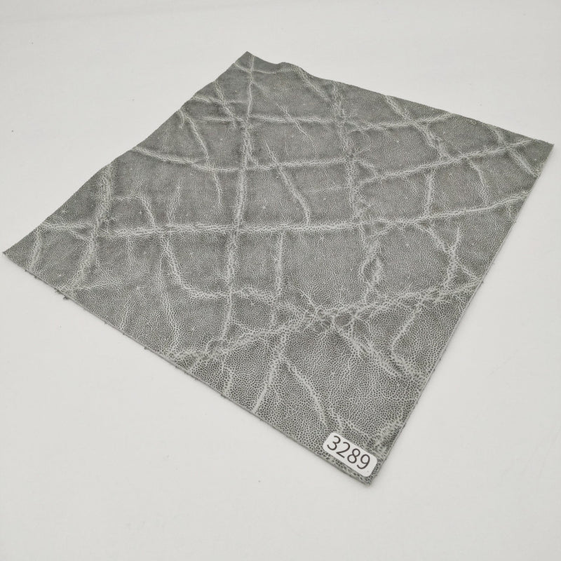 ゾウ革【21×21cm/2.0mm】グレー/マット/Sランク/z3289