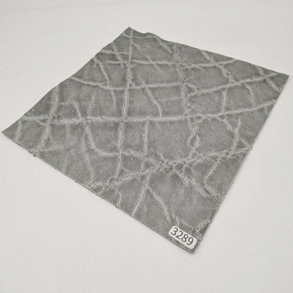 ゾウ革【21×21cm/2.0mm】グレー/マット/Sランク/z3289