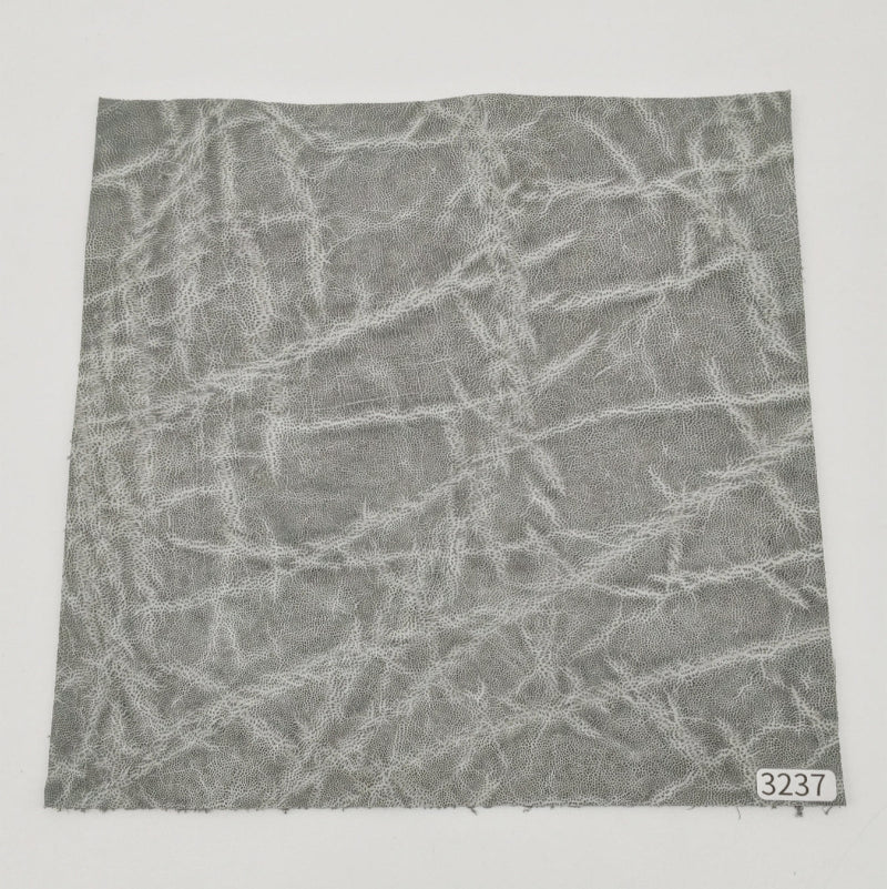 ゾウ革【21×21cm/2.0mm】グレー/マット/Sランク/z3237