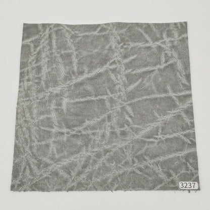 ゾウ革【21×21cm/2.0mm】グレー/マット/Sランク/z3237