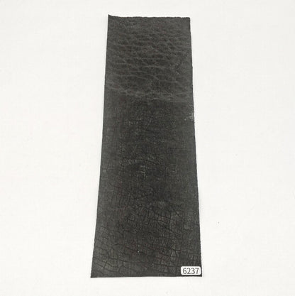 カバ革【33×11cm/1.2mm】ブラック/マット/Aランク/z6237