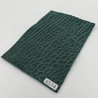 アザラシ革【ハガキ/2.6mm】グラデーション グリーン/Sランク/a8574