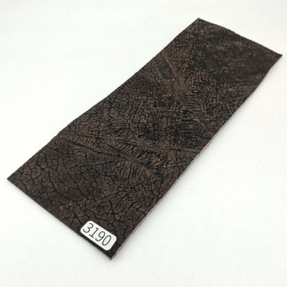 カバ革【8×21cm/2.3mm】濃茶/マット/Sランク/k3190