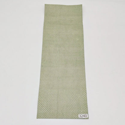 ヘビ革/ボア【33×11cm/0.5mm】デニム調ペールホワイト/Aランク/h3240