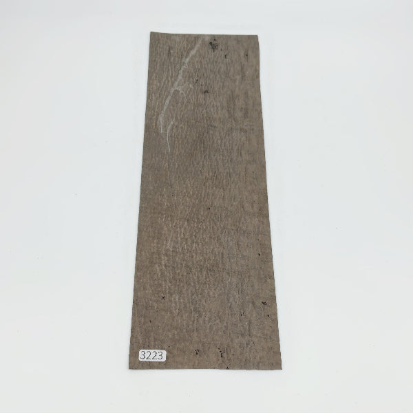 サメ革【33×11cm/0.8mm】ブラック/ツヤ弱/Bランク/s3223