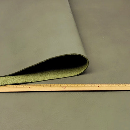 牛タンニン革【大ハギレ合計20デシ/1.7mm】セージグリーン/gt-317