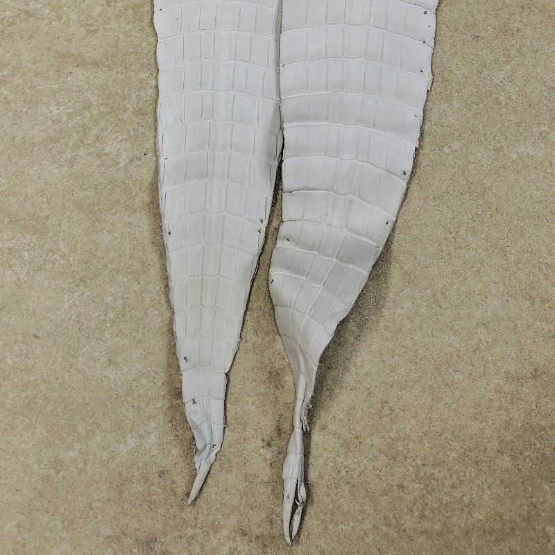 【福袋】ナイルクロコ丸革【一匹】オフホワイト/染色可能/w43