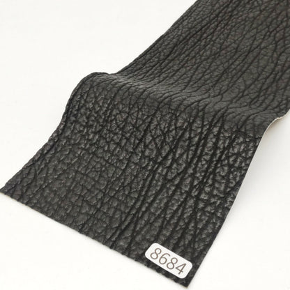 サメ革【31×10.5cm/0.8mm】ブラック/ツヤ弱/Sランク/s8684