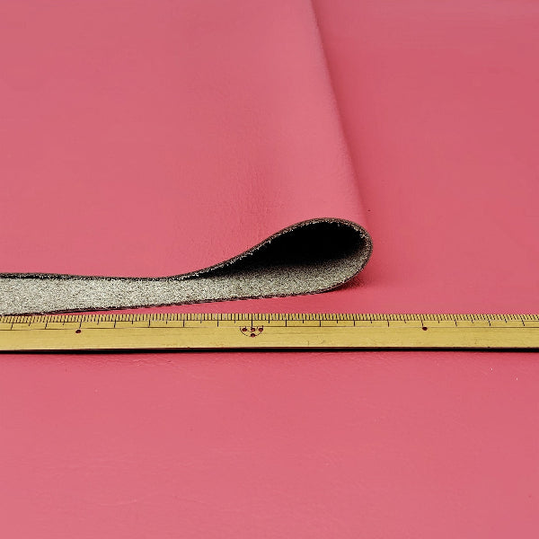 牛革【大ハギレ合計20デシ/1.2mm】ローズピンク/gt-384