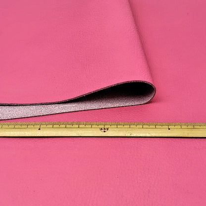 牛革【大ハギレ合計20デシ/1.2mm】チェリーピンク/gt-383