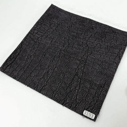 ゾウ革【21×21cm/2.3mm】ブラック/ツヤ弱/Sランク/z3193
