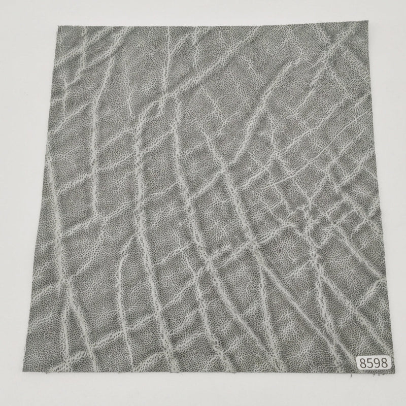 ゾウ革【24×22cm/2.0mm】グレー/マット/Sランク/z8598