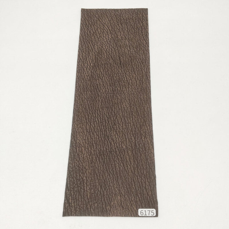 サメ革【33×11cm/0.7mm】濃茶/デニム調加工/Sランク/s6175