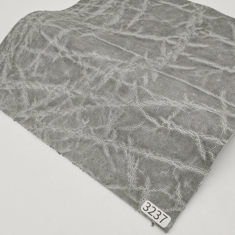 ゾウ革【21×21cm/2.0mm】グレー/マット/Sランク/z3237