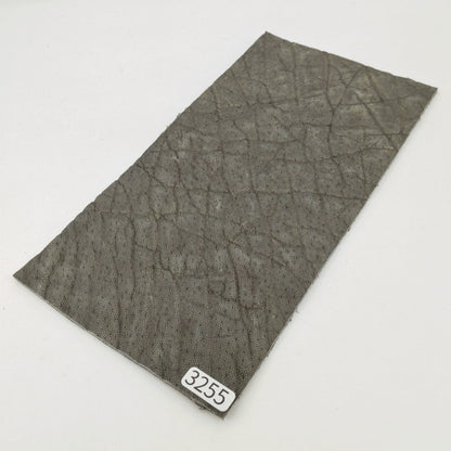 ゾウ革【11×21cm/2.3mm】モスグレー/マット/Aランク/z3255