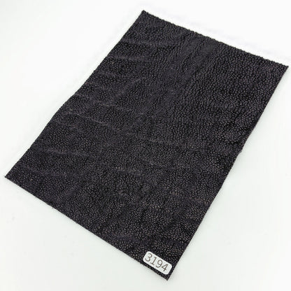ゾウ革【A5/2.3mm】ブラック/ツヤ弱/Sランク/z3194