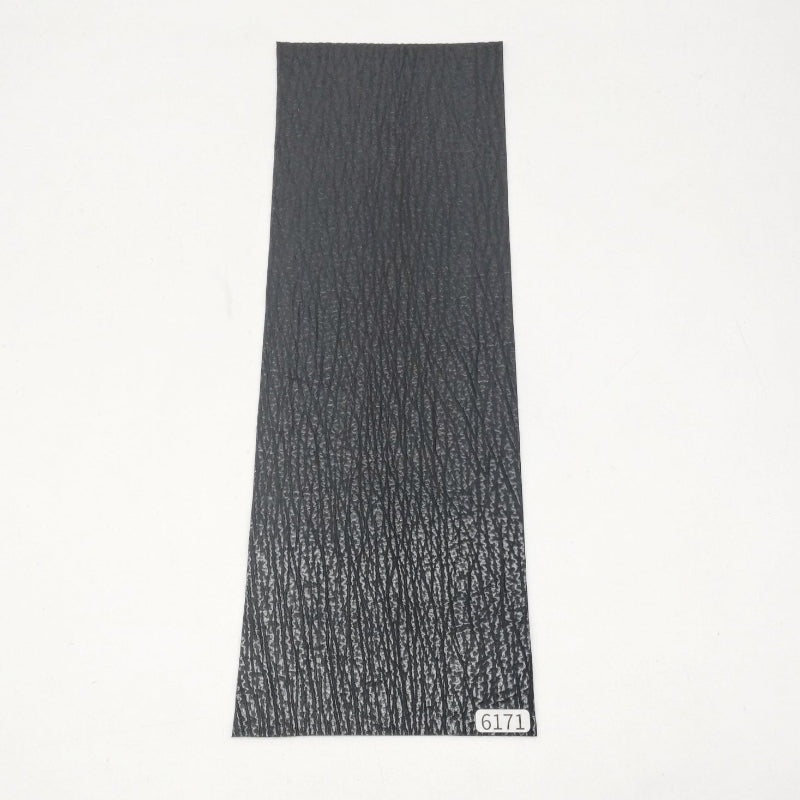サメ革【33×11cm/0.7mm】ブラック/ツヤ弱/Sランク/s6171